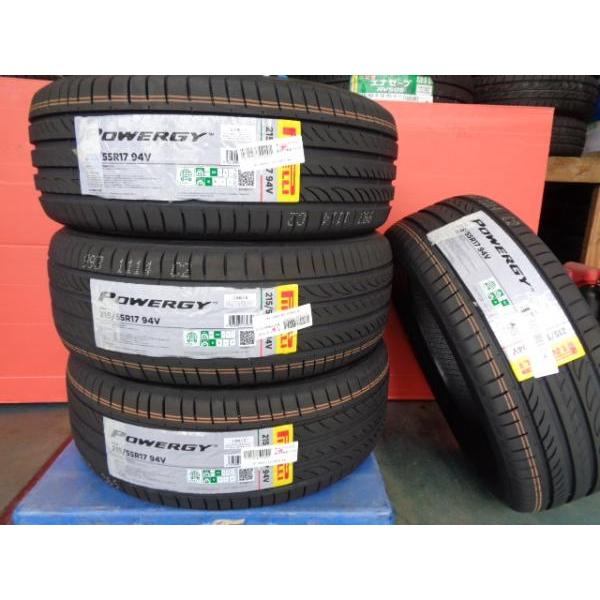 送料無料 215/55R17 ピレリ POWERGY エクシーダ 17インチ 7.0J +48 5H114 新品 サマ−タイヤ 中古 ホイール ヴェゼル CX-3 等 即納可 伊勢｜tire-shop-tread｜06