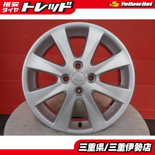 送料無料 ダイハツ ムーヴ純正 16インチ 4.5J +45 4H100 中古 ホイール