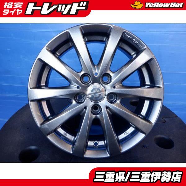 TEAM SPARCO 14インチ 5J +35 5H100 中古 アルミ ホイール 4本セット