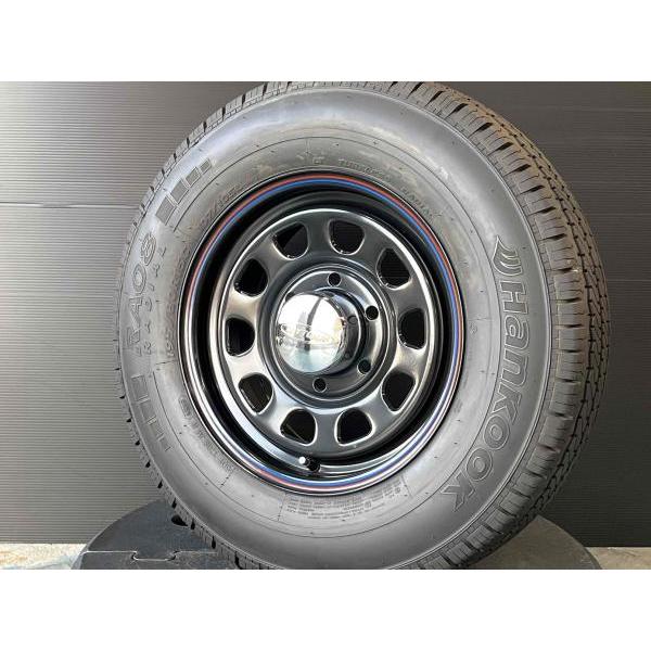 ハイエース デイトナ？ 195/80R15 2020年 溝有 ハンコック（HANKOOK） 4本 195/80R15 ハイエース 200系 107/105L 8PR
