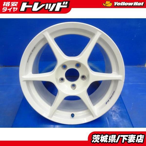 希少 中古 Buddy Club P1 Racing 17インチ 8J +32 5穴 114.3 ホイール