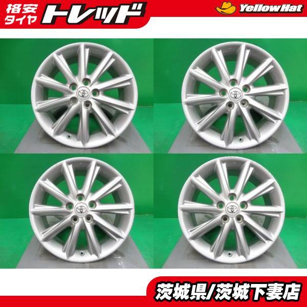 中古 トヨタ SAI純正 18インチアルミホイール 4本 シルバー 7.0J +39