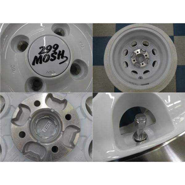 14インチ 新品 アルミ4本セット MID 299 ニクキューモッシュ MOSH