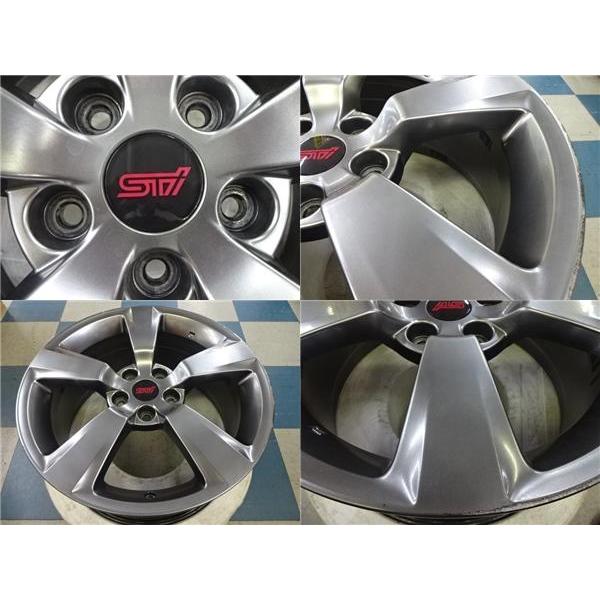 18インチ スバル純正ホイール 4本 中古 18X8.5+55 5H114.3 18インチ スバル純正ホイール 4本 中古 18X8.5+55 5H114.3