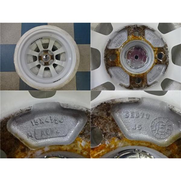 TOYO TIRES ハスラー 165/60R15 アルミ夏タイヤセット【中古 TOYO TIRES ハスラー 165/60R15 アルミ夏タイヤセット【中古