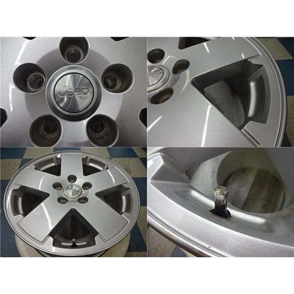 ジープ・ラングラー 18インチ純正中古アルミホイール 1台分 18X7.5+44.45 5H127 ハブ71.5mm 送料無料｜tire-shop-tread｜02