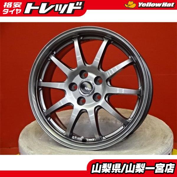 ☆インプレッサ レガシー 16インチ中古アルミホイール4本 社外 16X6.5+ 