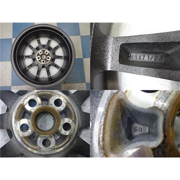トヨタ プリウス G'S 18インチ 中古 アルミホイール4本 18X7.5+ トヨタ プリウス G'S 18インチ 中古 アルミホイール4本 18X7.5+