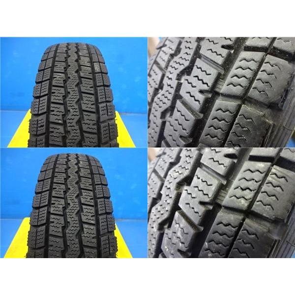 DUNLOP（ダンロップ） 軽トラ 軽バン 中古 冬タイヤホイールセット