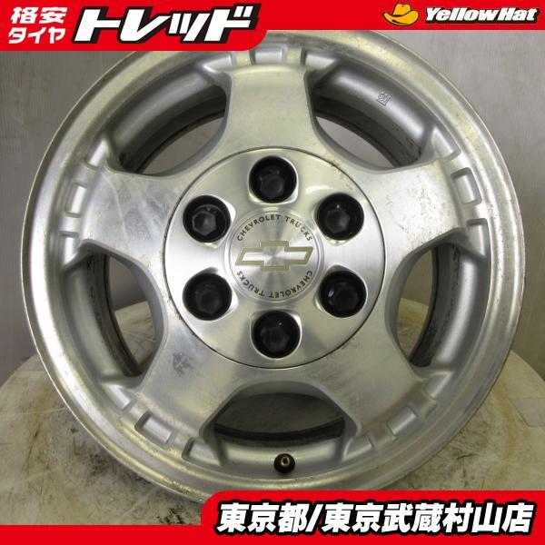 シボレー アストロ 純正 ホイール 中古】4枚 送料無料 シボレー アストロ 純正 後期 16*7J+31 139.7 6H