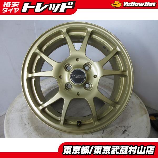 中古1本 TWS（TAN-EI-SYA） Motosuport T66-F 15*6J+48 100 4H
