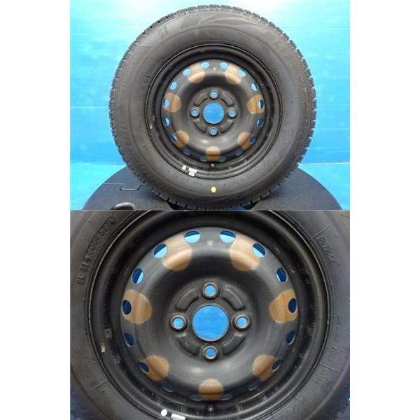 ミラ タント ムーヴ 等【 新品 スタッドレス 中古 ホイール 4本 セット 