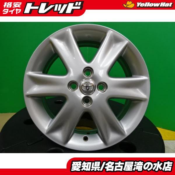90系 ヴィッツ 等 中古 純正 アルミ ホイール 4本 セット トヨタ RS 16