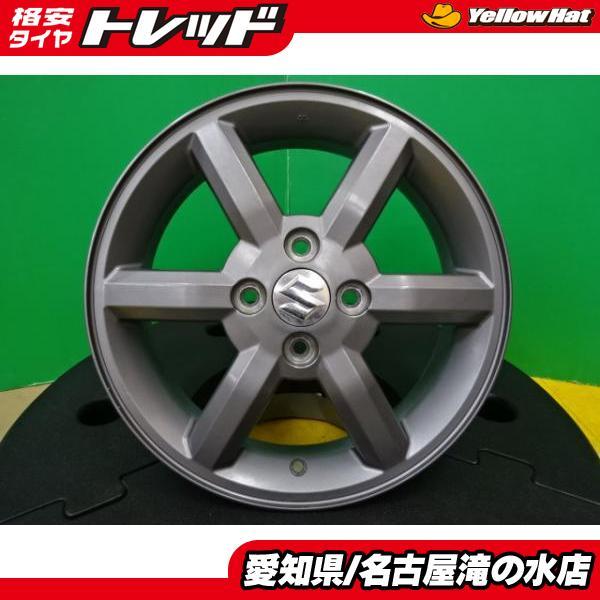 スズキ Kei ワークス 純正 15インチ 4.5J +50 4H100 4穴 100 中古
