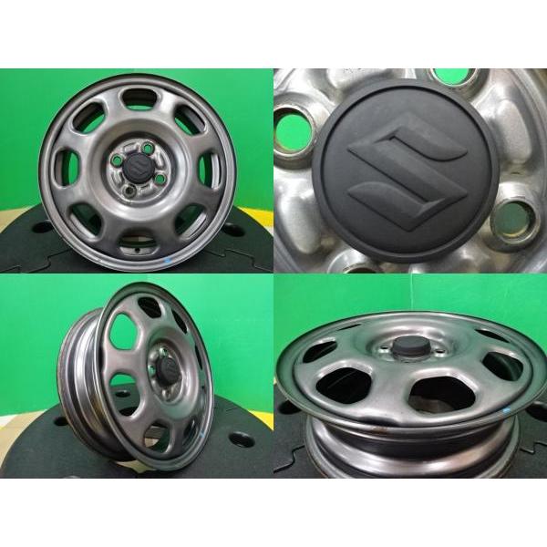 ワゴンR 等 輸入 165/55R15 新品 タイヤ 中古 ハスラー 純正 スチール