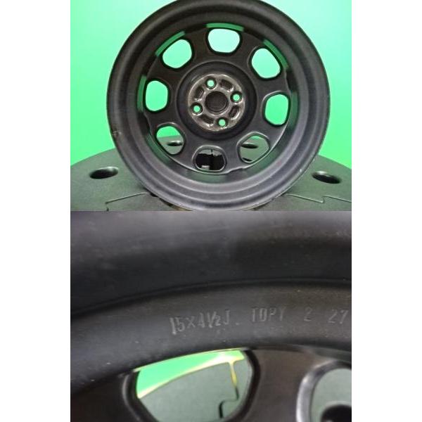 ワゴンR 等 輸入 165/55R15 新品 タイヤ 中古 ハスラー 純正 スチール