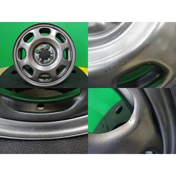 ワゴンR 等 輸入 165/55R15 新品 タイヤ 中古 ハスラー 純正 スチール