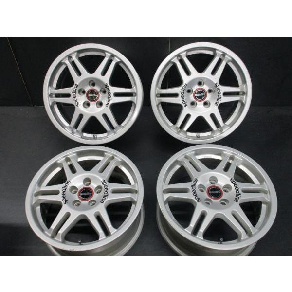 スバル車 speedline ホイール 16インチ 7J 5穴 PCD 100 オフセット48 