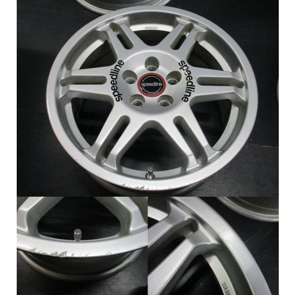 スバル車 speedline ホイール 16インチ 7J 5穴 PCD 100 オフセット48 
