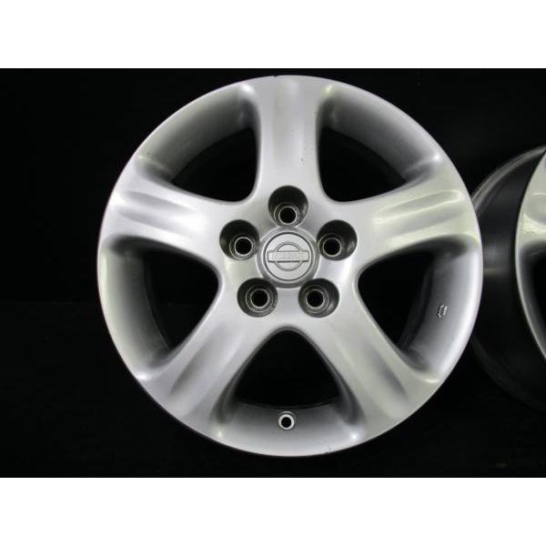 日産 S15 シルビア 純正 6.5J-16+45 114.3 5H シルバー