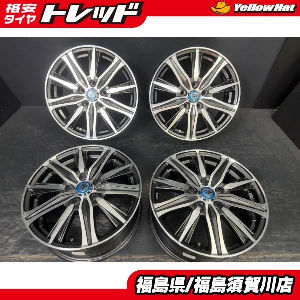 中古4枚セット マルカサービス MAKINA ISOTTA 6.5J-16 +45 114.3 5H 