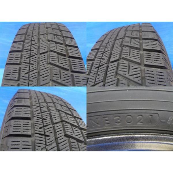 ヨコハマタイヤ フリード 4穴 中古 スタッドレスホイール 4本