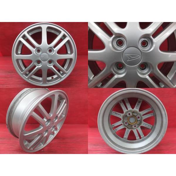 ダイハツ14インチ純正ホイール+ ブリザックVRX2 BRIDGESTONE 24年製 ブリヂストン ブリザック VRX2 155/65R14