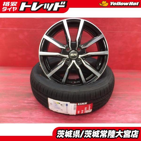 日産 E13ノート等 中古ホイール ブラポリ 16インチ 6.5J+50 4H100 新品
