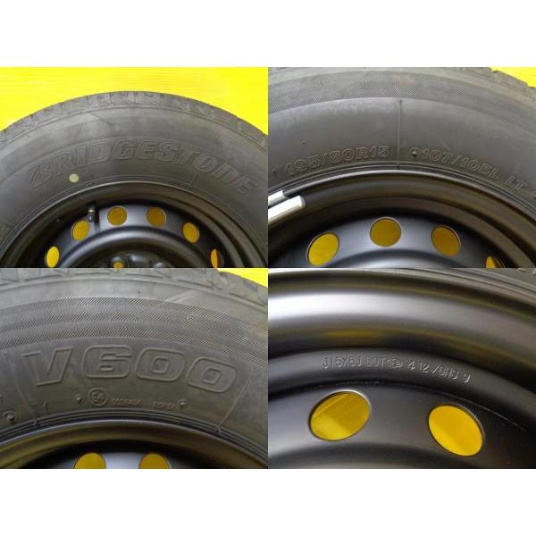 BRIDGESTONE（ブリヂストン） ハイエース 中古夏タイヤホイール4本 