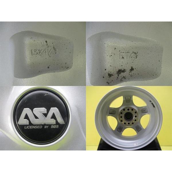 BBSライセンス品 中古アルミホイール 13インチ ASA LICENSED BY BBSライセンス品 中古アルミホイール 13インチ ASA LICENSED BY