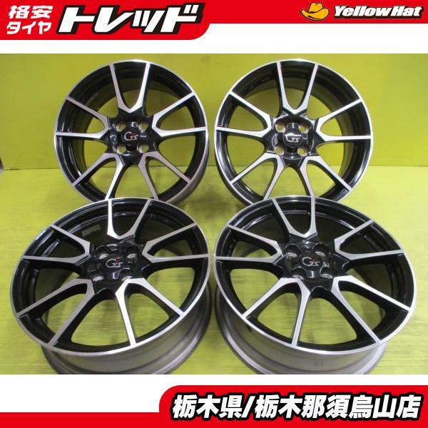中古アルミホイール 4枚 17インチ トヨタ アクア G'z 純正アルミ 6.5J