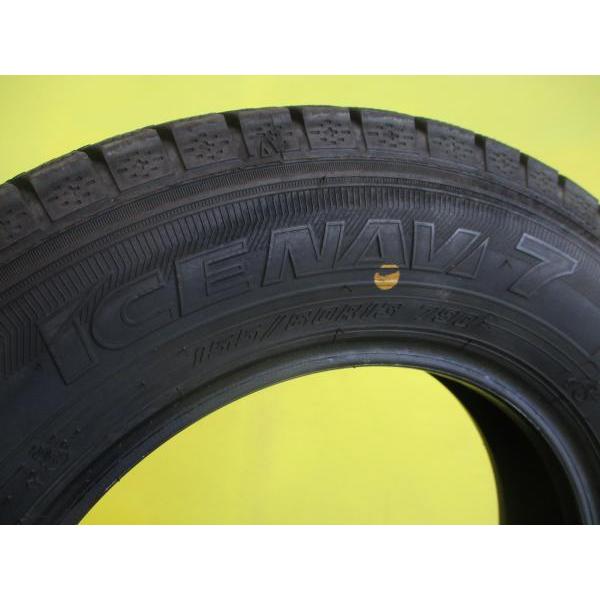 パッソ ブーン kei 中古スタッドレスタイヤ 155/80R13 グッドイヤー アイスナビ7 2021年製 残溝約5.5ｍｍ インチダウンハスラーにも｜tire-shop-tread｜03