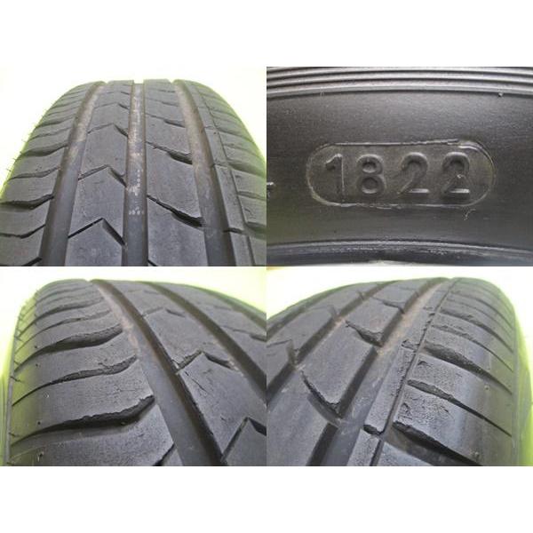 185/65R15 4穴 フリード 中古夏セット 海外 輸入タイヤ 2022年製 シルバー 6.0J 15インチ 4/100 +50 E13 ノート フリードスパイク｜tire-shop-tread｜05