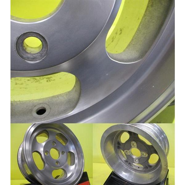 当時物 絶版 中古アルミ 4枚 AHP ディッシュ 5.5J 13インチ 4/114.3 +6 