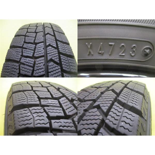 DUNLOP 155/65R14 2023年製 バリ溝中古冬タイヤ ダンロップ WM02 DUNLOP 155/65R14 2023年製 バリ溝中古冬タイヤ ダンロップ WM02