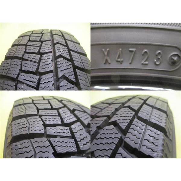 DUNLOP 155/65R14 2023年製 バリ溝中古冬タイヤ ダンロップ WM02 DUNLOP 155/65R14 2023年製 バリ溝中古冬タイヤ ダンロップ WM02