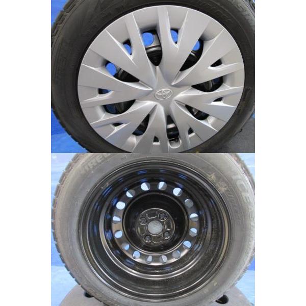 新品 スタッドレス4本セット ピレリ アシンメトリコ+ 185/60R15 中古 