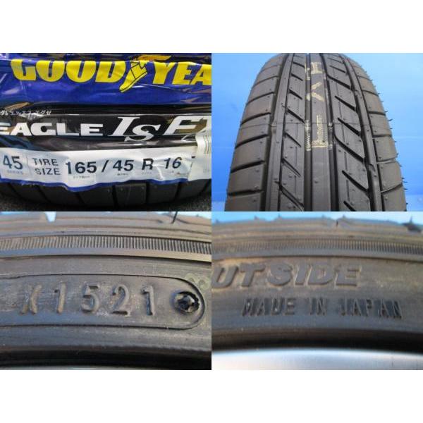 グッドイヤー 中古 ダイハツ純正 16インチ 4.5J +45 4H100 新品 グッドイヤー 中古 ダイハツ純正 16インチ 4.5J +45 4H100 新品