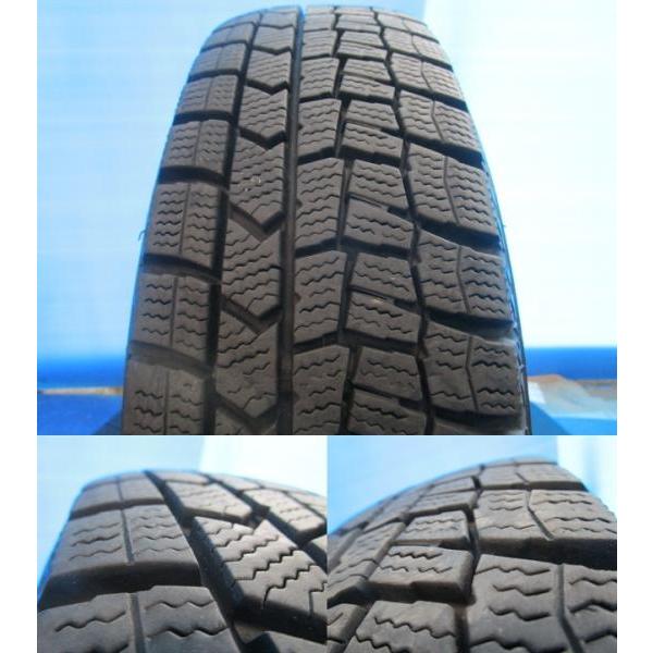 DUNLOP 中古 アルミ 14インチ 4.5J +44 4H100 冬タイヤ DUNLOP 中古 アルミ 14インチ 4.5J +44 4H100 冬タイヤ