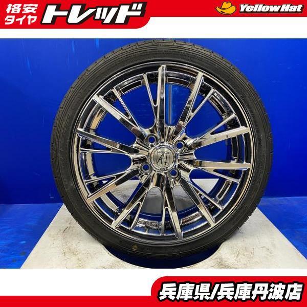 正規店仕入れの 中古 4本セット 社外品アルミ 5j 16インチ 45 100 4h 新品 ファルケン Ziex Ze914e 165 45r16 国産 夏 インチアップ ドレスアップ N Box スペーシア タント 激安の Onelink Co Ke