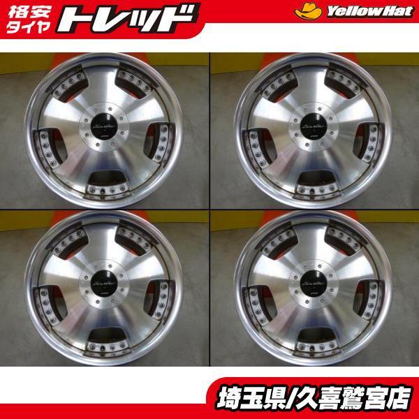 WORK ユーロライン　18インチ タイヤ・ホイールセット 4本セット 中古4本セット WORK ユーロライン ディッシュ 18インチ 8J ET42 5穴