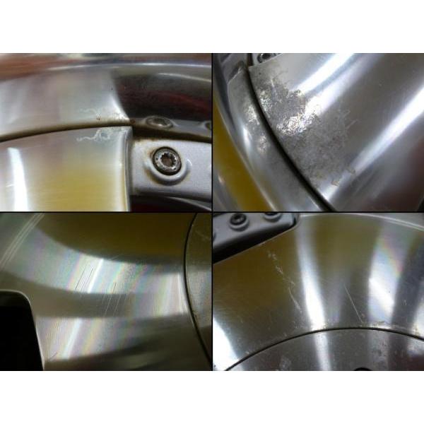 中古4本セット WORK ユーロライン ディッシュ 18インチ 8J ET42 5穴