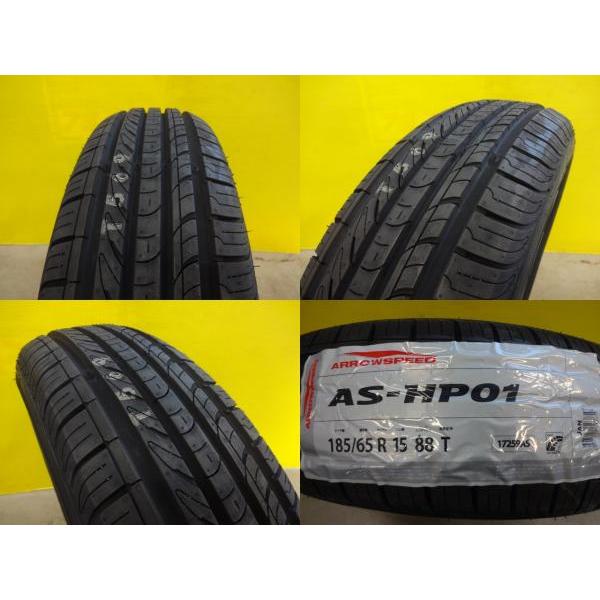 185／65R15ホンダフリード ホンダ フリード 新品 輸入タイヤ 185/65R15 中古 社外ホイール 15