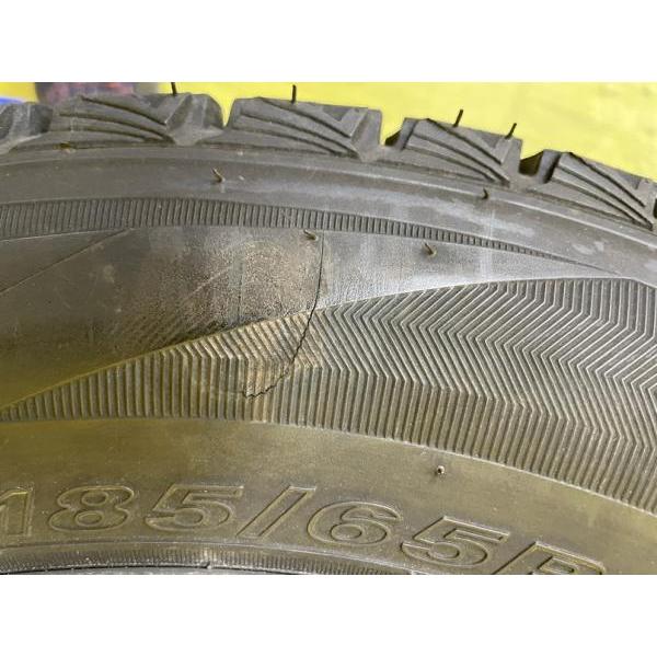 185/65R15 フリード スタッドレス 4本セット 中古 ロードストーン 