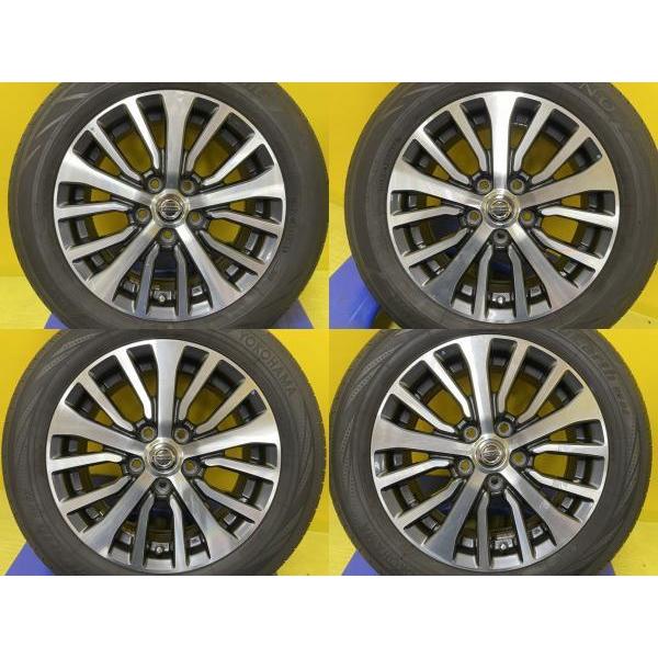 BRIDGESTONE 195/60R16 セレナ 中古 セット 16インチ 日産純正 中古 