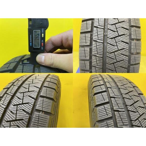 値下げ!!◎全国発送対応致します◎バリ山 16インチ 215/65R16 スタッドレス セット ピレリ アイスアシンメトリコ プラス【2018年 バリ溝 エクストレイル アルファード MPV】 PIRELLI（ピレリ） 中古 215/65R16 アルファード ヴェルファイア