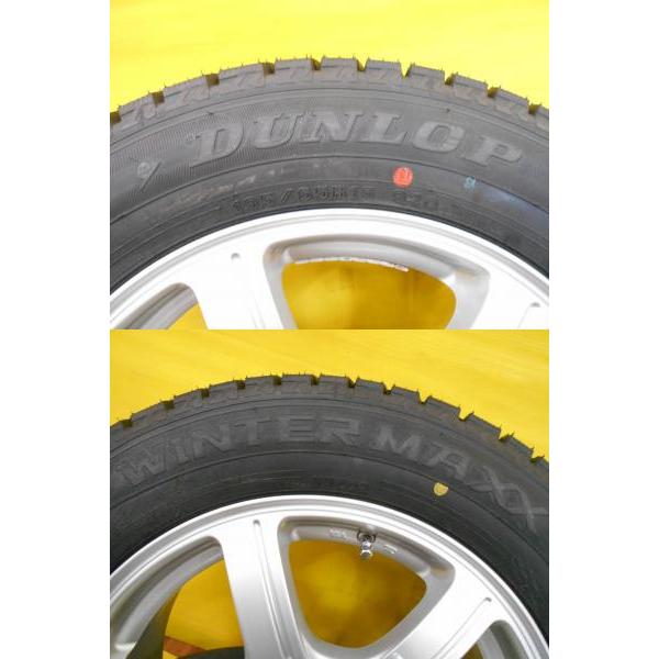 DUNLOP スタッドレス 195/65R16 新型 60プリウス インチダウン 中古 
