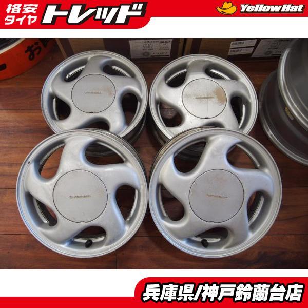 【送料込み】ヴィヴィオ純正ホイール＆タイヤ4本セット 希少】 スバル ヴィヴィオ RX-R 純正 アルミホイール 【13インチ 4.0J
