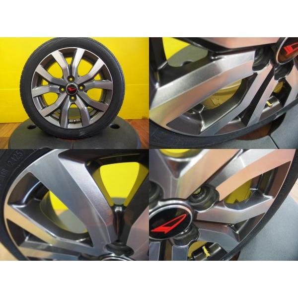 ダイハツ軽カスタム】純正流用 トール純正アルミ + 165/55R15 新品輸入
