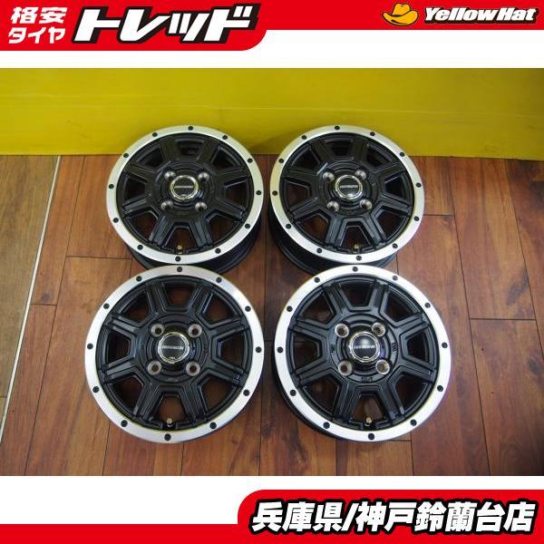 処分価格】MID ROADMAX WF-8 12インチ 4.0J ET42 4H100【展示品 新品